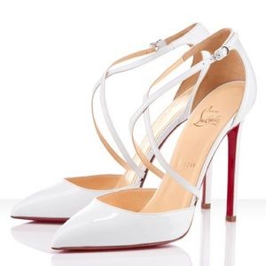 Christian Louboutin Crosspiga 120mm Patent Pumps